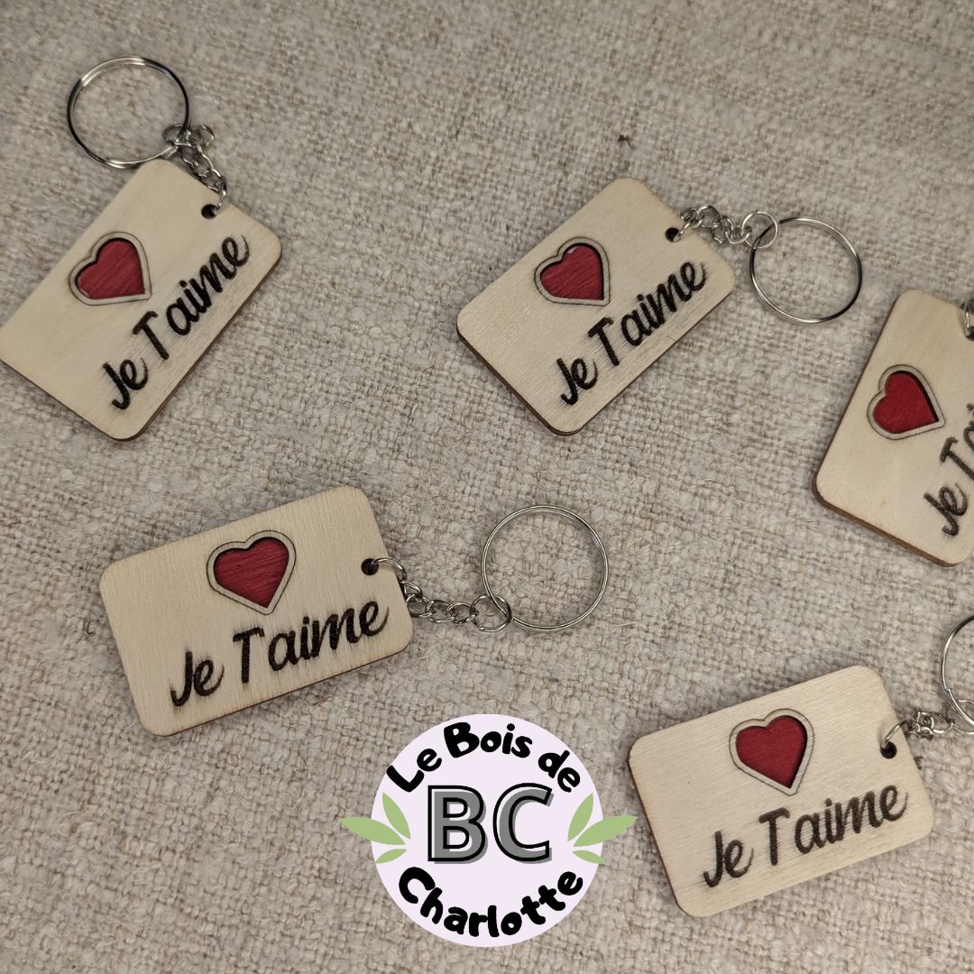 Porte-clé : Je t'aime