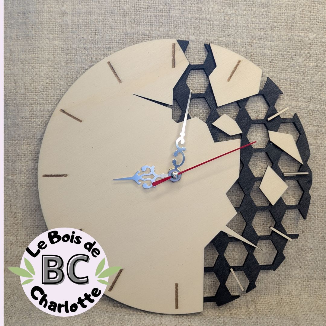 Horloge en bois