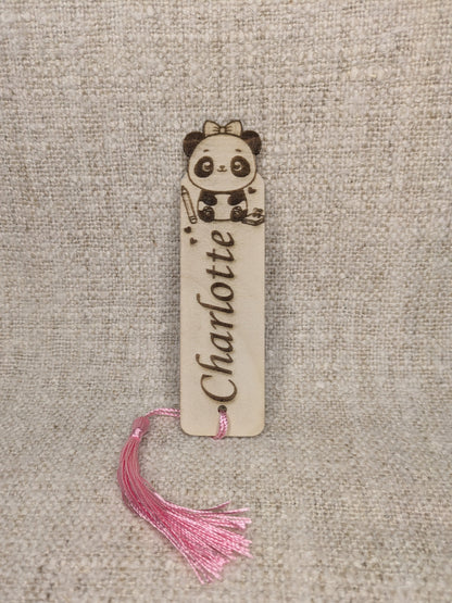 Marque-page personnalisé en bois - ENFANTS